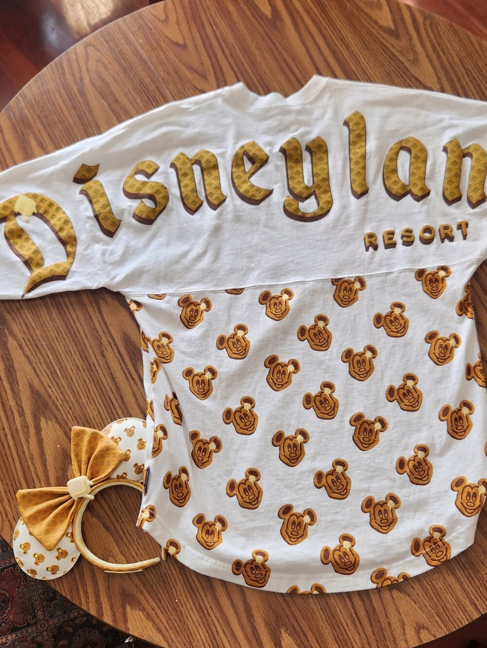 Mickey Waffle Spirit Jersey And Matching Loungefly Mickey Waffle Ears